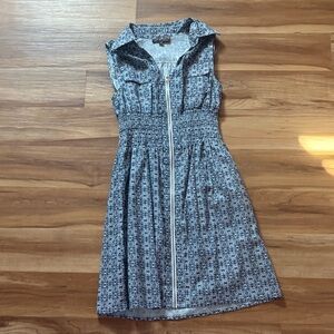 Stylish Black and White Women's Dress
